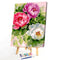 16x20 inch Oil Painting By Numbers Three Flowers DIY Canvas Drawing Set No Frame