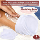Soft for Skin Care Overnight Moisture Moisturizing Socks White Grey Spa Socks