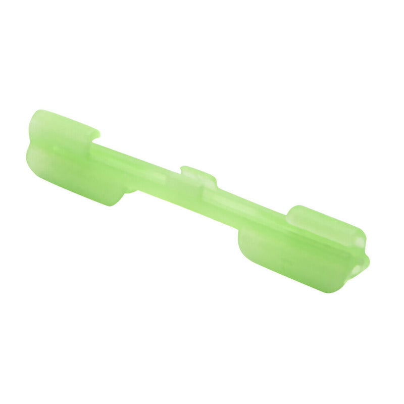 20pcs Night Fishing Rod Tip Light Holder Clip Rods Feeder Fluorescent Glow
