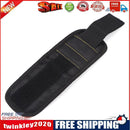 Waterproof Magnetic Wristband Tool Bag Electrician Portable Toolkit (Black)