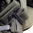 10pcs/Lot Molle Backpack Carabiner EDC Elastic Rope Webbing Buckle (Black) Newly