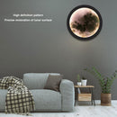Moon Mirror Lamp Moonlight Wall Decor Bedroom Bedside Night Lights (50cm) Newly