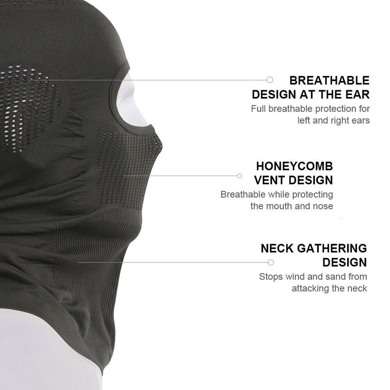 Bicycle Balaclava Full Face Cover Breathable Motorcycle Sunscreen Headgear