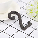 Metal Digital Number Doorplate Indoor Corridor House Apartment Sign Plate Decor