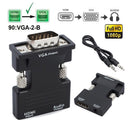 Output Audio Adapter HDMI Female HDMI to VGA Cable HDMI-compatible Converter