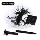 Solar Bulb Fairy String Light Outdoor Patio Garden Party Decor (5m 20LED)