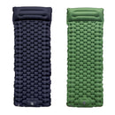 Waterproof Sleep Inflatable Mattress Outdoor Camp Cushion Bed (Navy Blue)
