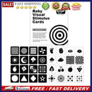 Educational Black White Visual Training Card Baby Color Stimulation Flashca