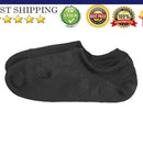 Nonslip Bamboo Fiber Socks Cotton Ankle Boat Low-cut Black