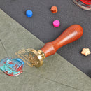 Retro Wood Stamp Plant Sealing Wax Wedding Decorative Stamp Gifts (C149) Newly
