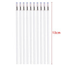 Writing Supplies White Color Shell Medium Nib Core Gel Pen Refills Black Ink