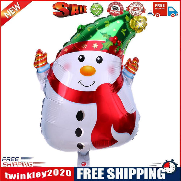 Santa Claus Snowman Christmas Tree Balloons Christmas Decor(Snowman)