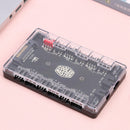 1 to 6 PWM ARGB Fan HUB Splitter 4 Pin PWM 3 Pin Addressable RGB Adapter Newly