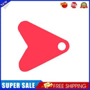 100pcs Plastic Fishtail for Spoon Fishing Lures Red Heart Sequins (22mm)