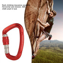 Aluminum Carabiner Outdoor Camping Climbing Hammock Lock Buckle (Red) Newly