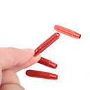 4pcs Aluminum Alloy Door Lock Knobs for Mercedes Benz A B GLA CLA (Red) Newly