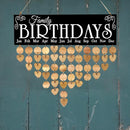 Creative Family Decorative Listing Wooden Calendar Birthday Reminder Boards