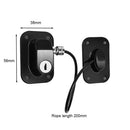Infant Kid Security Window Limiter Baby Safety Furniture Door Lock (Black) Newly