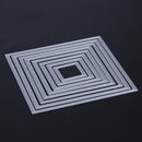 8 DIY Square Cutting Dies Stencils Embossing Card Scrapbooking Album Newly