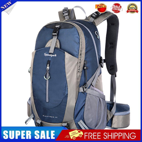 40L Waterproof Travel Cycling Camping Backpack with Rain Cover (Royal Blue)