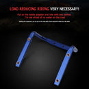 Bicycle Water Bottle Holder Saddle Rack Double Bottle Cage Adapters (Blue) Newly