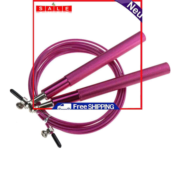 Jump Ropes Adjustable Steel Wire Skipping Rope for Jumping Exercise Workout