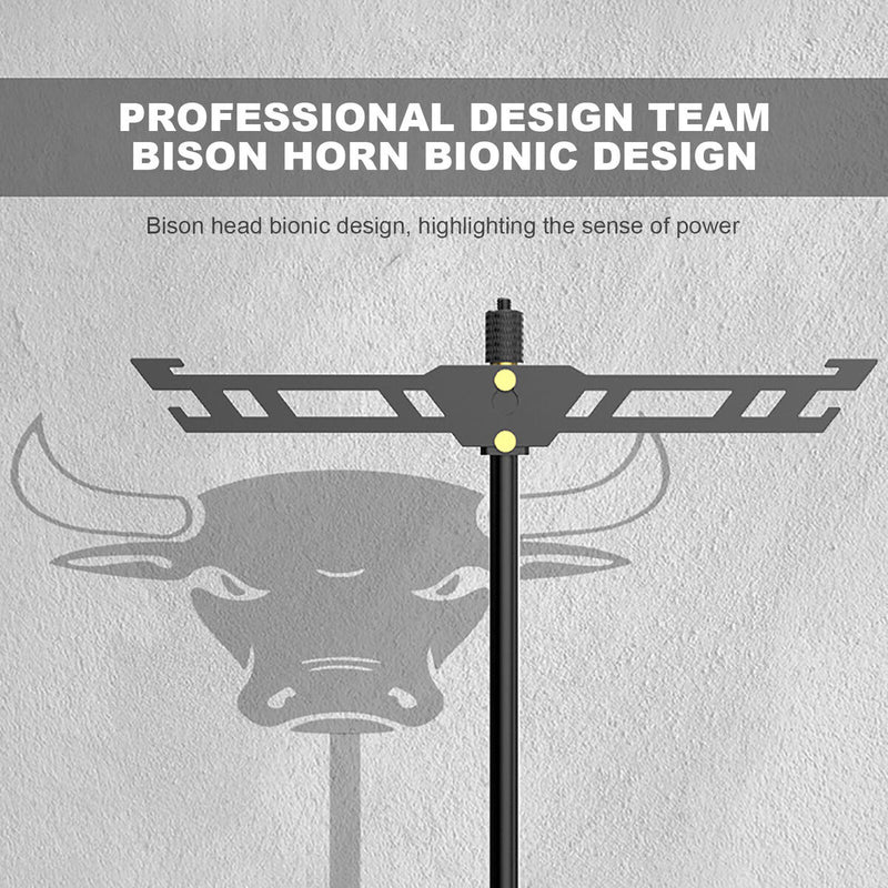 Light Pole Shelves of Camping Standing Lamp Adjustable Height & Angle Design