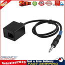 3.5mm Male to RJ9 4P4C Female Adapter Converter Cable for Cisco Telephone Newly