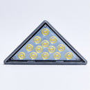 #A 2pcs LED Solar Stair Light Anti-theft White/warm White/rgb Color for Garden