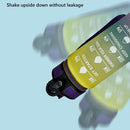 1L Sports Water Bottle with Marker Large Capacity Fitness Drink Cups (B) Newly