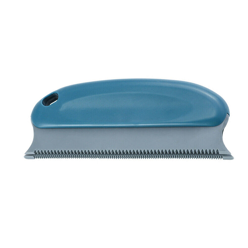 Dog Cat Pet Hair Remover Manual Cleaning Brush for Carpet Beds (Dark Blue) Newly