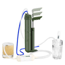 Portable Camping Water Filter Emergency Survival Safety Water Purifier Pump Kit