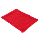 Plush Pet Hamster Cushion Mat Squirrel Warm Blanket Guinea Pig Bed Pad(Red)