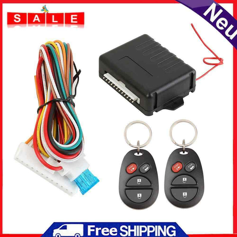 Universal Car Remote Central Door Lock Kit Keyless Entry Alarm System 410/T123