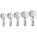Halloween White Spider Paper Lanterns Reusable for Ghost Festival Items (30