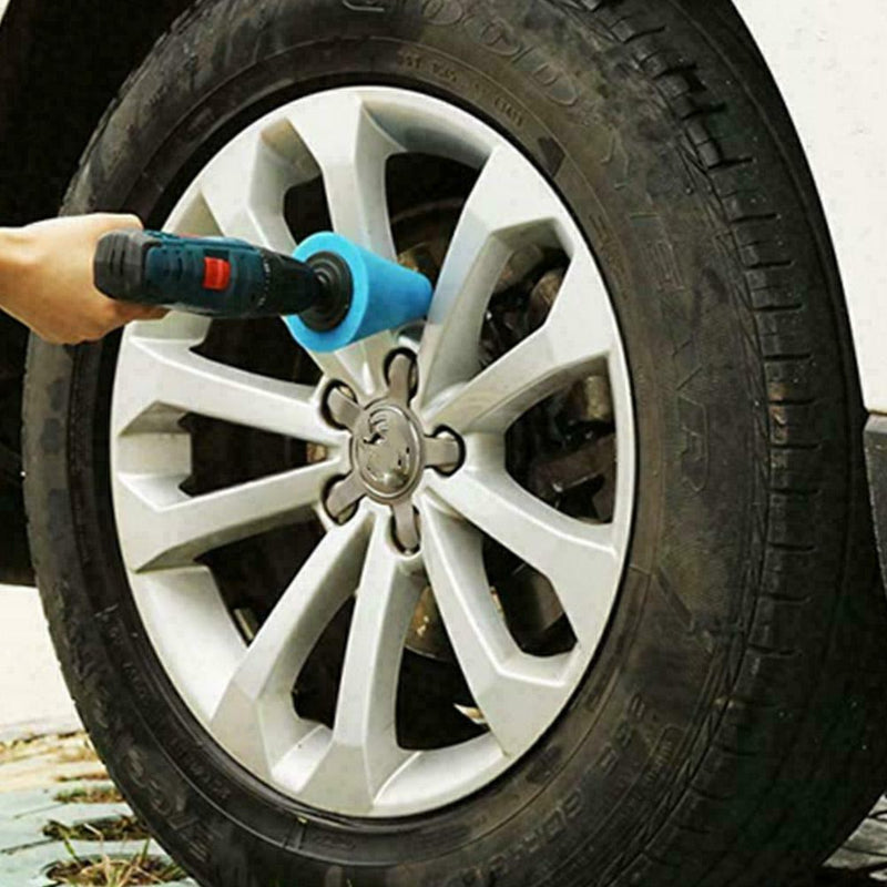 Car Wheel Hub Polish Buffing Shank Polishing Tool Foam Pad Shape C3Y1 Cone O0Y1