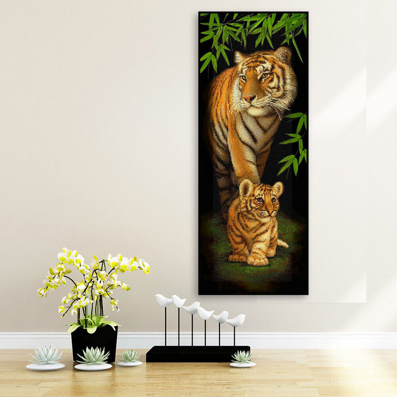 5D DIY Diamond Painting Kits Full Round Drill Animal Decor Rhinestone Art Cra