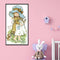 11CT Printed Partial Cross Stitch Craft Cute Girl Artwork Decor (VIP066)