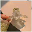 Non-slip Camellia Catch Clip Strongly Fixed Headwear Shark Clip Side Clip