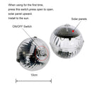4xFloating Ball Lamp Solar Swimming Pool Party Decor Light (Colorful)