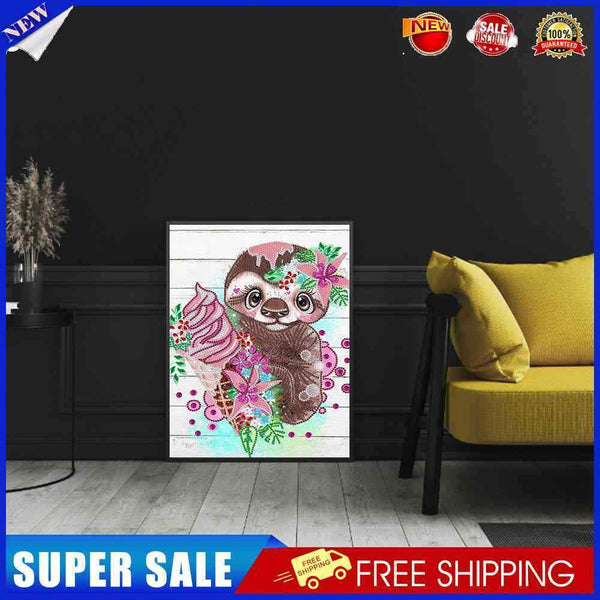 #A 5D DIY Diamond Mosaic Partial Drill Drawing Kit Animals Series Art Craft