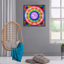 DIY Full Round Drill Diamond Painting color mandala Mosaic Rhinestone