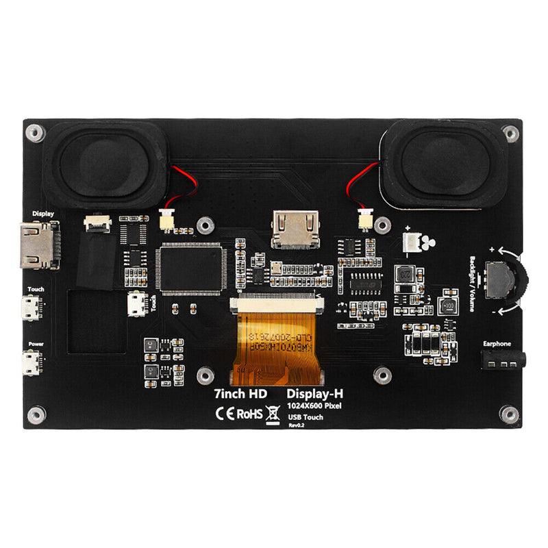 7 inch IPS Touch Screen Display Monitor Module Kit for Raspberry Pi 4B/3B
