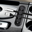 Magnetic Cable Organizer Clip Carbon Fiber Look Desktop USB Data Cable Hold