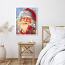 DIY 5D Mosaic Santa Claus Rhinestone Drawing Full Round Diamond Painting Kit