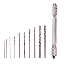 0.5-3.2mm Mini Manual Aluminum Hand Drill Chuck Twsit Micro Drill Bit Tool Newly