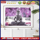 Buddha Statue Stone Pier Diamond Painting Kits Full Round Drill 40x30cm (1)
