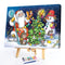 Santa Oil Paint By Numbers Drawing DIY Coloring Picture Hand Painted Wall Arts