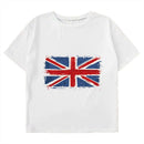 T-Shirt Painting Iron on Screen Print Heat Transfer Union Jack for Clothing