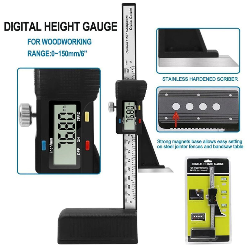 Display Electronic Height Gauge Vernier Caliper Ruler Digital Height Gauge
